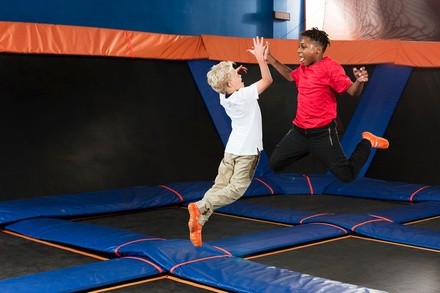 One 90-Minute Open Jump Pass, or 120-Minute GLOW Pass for One at Sky Zone (Up to 15% Off)