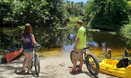 Single or Tandem Kayak or Canoe Rental or Bike Rental at Jupiter Outdoor Center (Up to 14% Off)