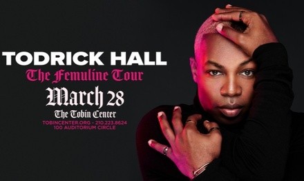 Todrick Hall on Monday, March 28 at 7:30 p.m.