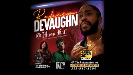 Raheem DeVaughn - Saturday, Apr 2, 2022 / 8:00pm