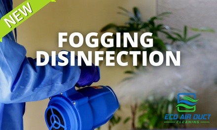 Interior ULV Fogging Disinfection for Up to 2,000 or 5,000 Sq. Feet from ECO Air Duct Cleaning (Up to 50% Off)