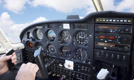 30-Minute Introduction to Flight Lesson or Scenic Flight for One or Two from Aerotech Aviation (Up to 37% Off)