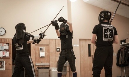 Fencing Classes at Krieg School of Historical Fencing (Up to 54% Off). Two Options Available.