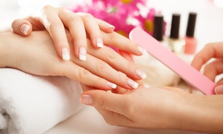 Manicure and Pedicure at Magical Beauty Salon.  Four Options Available.