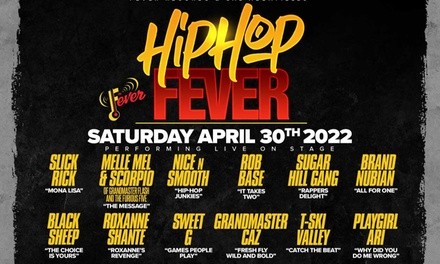 Hip Hop Fever on April 30 at 8 p.m.