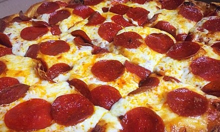 Food and Drink for Dine-In and Takeout at C&M Pizza (Up to 33% Off). Three Options Available.