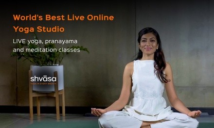 Up to 50% Off on Online Yoga / Meditation Course at Shvasa, Inc.