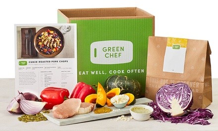 One or Two Weeks of Three Certified Organic Meals for Two People from Green Chef (Up to 50% Off) 