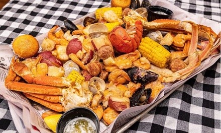 Seafood at Outer Banks Boil Company (Up to 30% Off). Two Options Available.