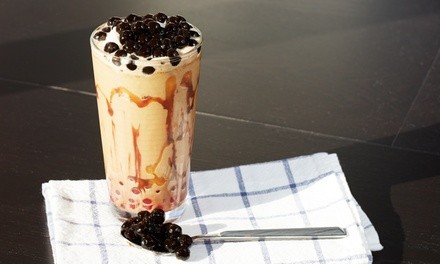 Up to 50% Off on Bubble Tea at Tea Time & Market