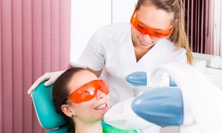 Up to 68% Off on Teeth Whitening - In-Office - Non-Branded at Leia Eyebrows
