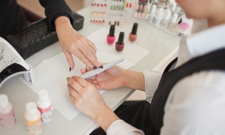 $45 for Manicure and Pedicure at Hair And Nails By Leysi ($80 Value)
