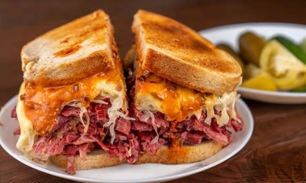 Sandwiches at Pastrami Grill Bistro, Valid for Takeout and Dine-In (Up to 50% Off). Four Options Available.