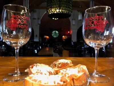 One or Two Bruschetta Platters and Take Home Souvenir Glasses For 2 or 4 at Wooden Door Winery (Up to 50% Off)