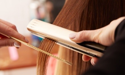 Keratin Treatment or Keratin Express with Optional Haircut and Style Services at Hairport (Up to 50% Off)