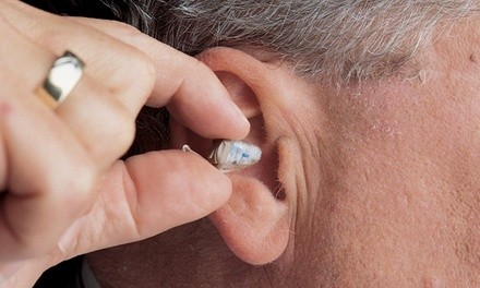 Hearing Aid Repair, Year Supply of Batteries, or Hearing Aid Cleaning from New Sound Hearing (Up to 81% Off)