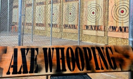 $15 for 30-Minute Axe-Throwing Experience at Axe Whooping ($25 Value)
