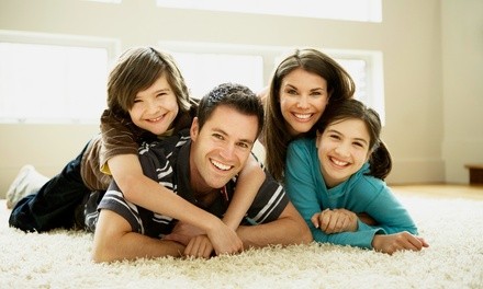 Residue-Free Carpet Cleaning for Three or Five Rooms from Clean Green (Up to 50% Off). Three Options Available.