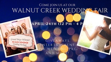 Walnut Creek Wedding Fair - Sunday, Apr 24, 2022 / Noon-4:00pm