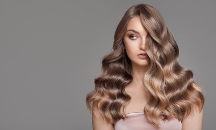 Haircut with Single Process Color, Partial, or Full Highlight at Pure Salon and Beauty Studio (Up to 50% Off)