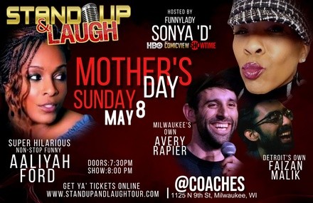 Mother's Day Comedy Jam - Sunday, May 8, 2022 / 8:00pm