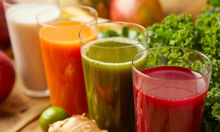 Up to 56% Off on Juice Cleanse at Khepra's Raw Food Juice Bar