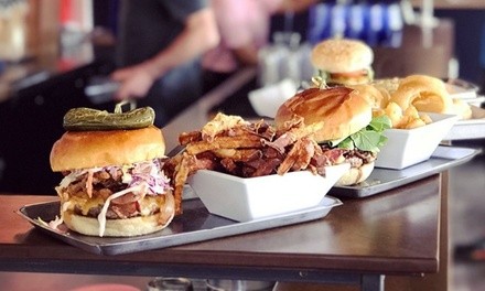 Casual American Food at Feed Co Burgers (Up to 46% Off). Two Options Available.