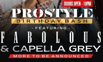 $25 for Admission for One to Fabolous & Capella Grey Live at Stereo Garden on April 29 ($50 Value)