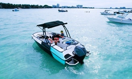 Boat Rental for Up to Eight People from Salty Boat Rental (Up to 40% Off). Five Options Available.