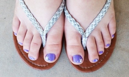 One Gel Manicure or One Spa Pedicure at  The Salon Spot (Up to 41% Off)