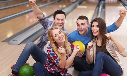 Bowling with Shoe Rental for Two, Four, or Six at Fiesta Lanes (Up to 47% Off). Three Options Available.