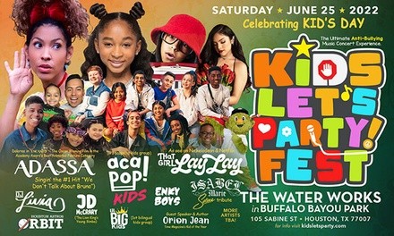 Kids Festival featuring Disney's Encantos Adassa on June 25, 2022 at 12 p.m.