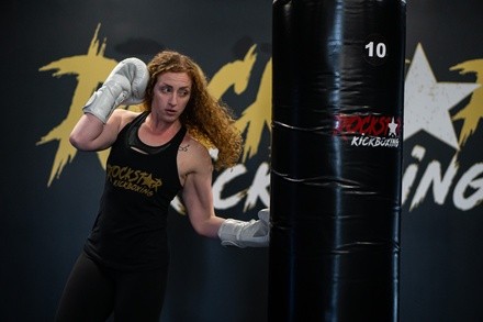 Four or Seven Kickboxing Classes with Gloves at Rockstar Kickboxing (Up to 73% Off)