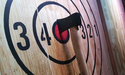 60-Minute Axe-Throwing Session for Two, Three, or Four at Omni Funplex  (Up to 45% Off)