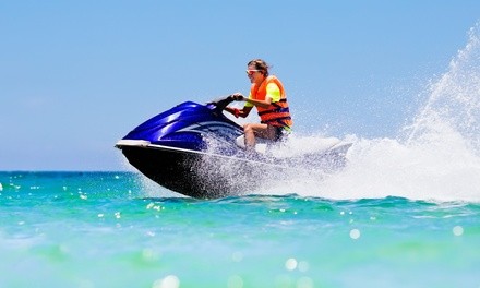 One-Hour Jet Ski, Kayak, or Water Trampoline Rental from Memories Traverse City (Up to 42% Off)