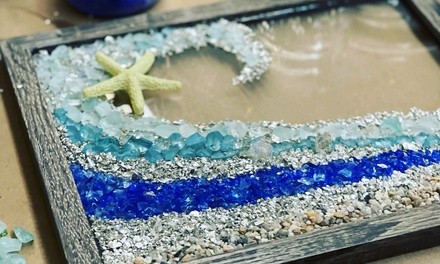 $36 for Sea-Glass Saturday Workshop at Create And Escape Creative Studios And Workshops ($45 Value)