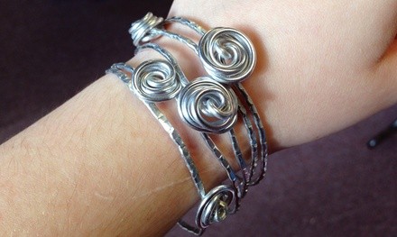 Rose Bangles Bracelet-Making Class for Two or Four at The Bead Place (Up to 50% Off)