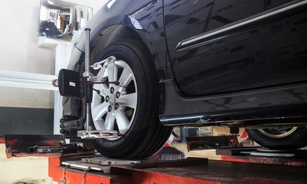 $59 for Wheel Alignment, Tire Inspection, Rotate, Balance, Nitrogen Fill at Rnr Tire Express ($125 Value)
