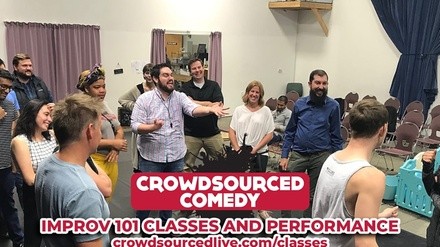 Improv 101 Classes and Performance - May 17, 24, June 7, 14, 21, 2022 @ 7:30pm-9:30pm