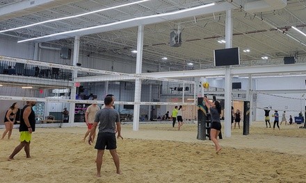 Intro Volleyball Clinic with Choice of Beverage for Two, Four or Six  at QBK Sports (Up to 40% Off)