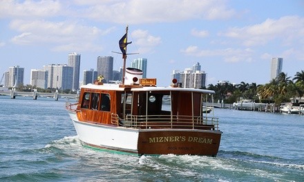 90-Minute Vintage Boat Tour, See Miami from the Water at Mizners Dream Vintage Yacht Tours (33% Off)