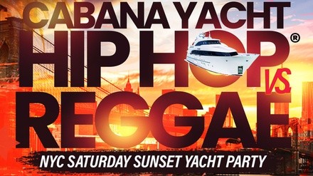 Cabana Yacht Sunset Hip Hop vs Reggae Booze Cruises