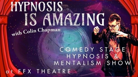 The Hypnosis is Amazing Show with Colin Chapman on May 21 at 8 p.m.