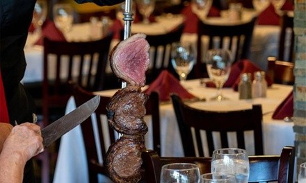 Food and Drink at Grill Hall Brazilian Steakhouse (Up to 30% Off). Two Options Available.
