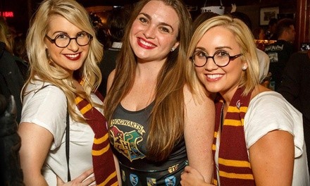 Admission, T-shirt and Refillable cup at Harry Potter Bar Crawl on Saturday, August 27, at 2 pm (Up to 20% Off)
