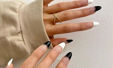Acrylic Nails for Short or Medium Nails, Gel Manicure, or Steam Pedicure at Glitter Nails (Up to 30% Off)