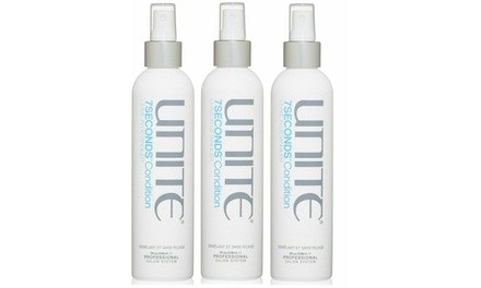 Unite 7Seconds Condition Leave In Detangler Hairspray, 8 Oz (Pack of 3)