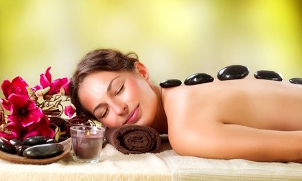 50-Minute Custom Massage with Hot Stones at Rafole Organic Spa (Up to 42% Off). Three Options Available.