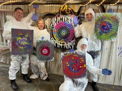 Spin Art Class at Bicycle Spin Art (10% Off)