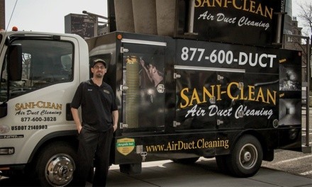 Air-Duct Cleaning Services from Sani Clean Air Duct Cleaning (Up to 50% Off). Two Options Available.